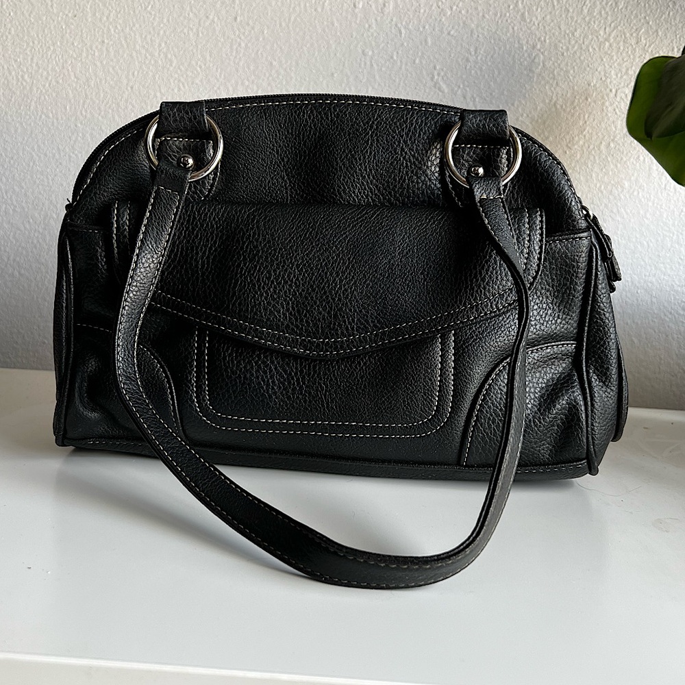 BLACK LEATHER PURSE
